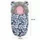 Sac de dormit Ricokids 95 x 48 cm Ricokids Elmi 720012 - Bleumarin cu flamingo