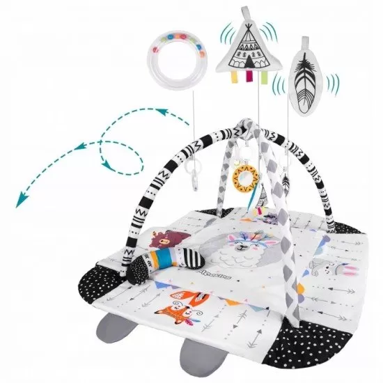 Salteluta de joaca 100 x 100 cm Ricokids Boho Salteluta de joaca 100 x 100 cm Ricokids Boho