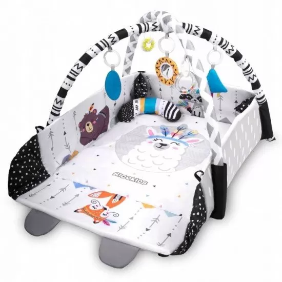 Salteluta de joaca 100 x 100 cm Ricokids Boho Salteluta de joaca 100 x 100 cm Ricokids Boho