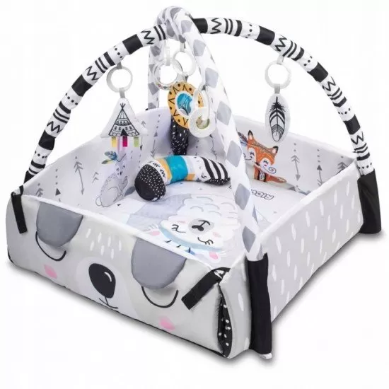 Salteluta de joaca 100 x 100 cm Ricokids Boho Salteluta de joaca 100 x 100 cm Ricokids Boho