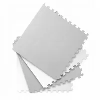 Covoras de joaca 120 x 120 cm Ricokids 7480 - Alb - Gri