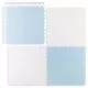 Covoras de joaca 120 x 120 cm Ricokids 7482 - Alb - Albastru Covoras de joaca 120 x 120 cm Ricokids 7482 - Alb - Albastru