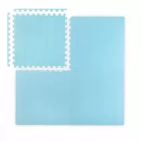 Covoras de joaca 120 x 120 cm Ricokids 7484 - Albastru