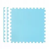 Covoras de joaca 120 x 120 cm Ricokids 7484 - Albastru