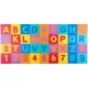 Covoras de joaca 120 x 270 cm cu litere si cifre Ricokids 7487 - Multicolora