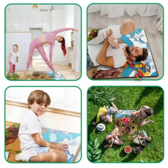Salteluta de joaca 120 x 92 x 0.3 cm Ricokids RK-343 - Dino Salteluta de joaca 120 x 92 x 0.3 cm Ricokids RK-343 - Dino