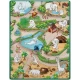 Salteluta de joaca 120 x 92 x 0.3 cm si un set de 80 markere colorate Ricokids - Zoo Salteluta de joaca 120 x 92 x 0.3 cm si un set de 80 markere colorate Ricokids - Zoo