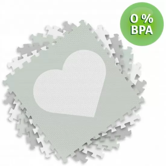 Covoras de joaca 150 X 150 cm Ricokids 7505 - Gri - Mint Covoras de joaca 150 X 150 cm Ricokids 7505 - Gri - Mint