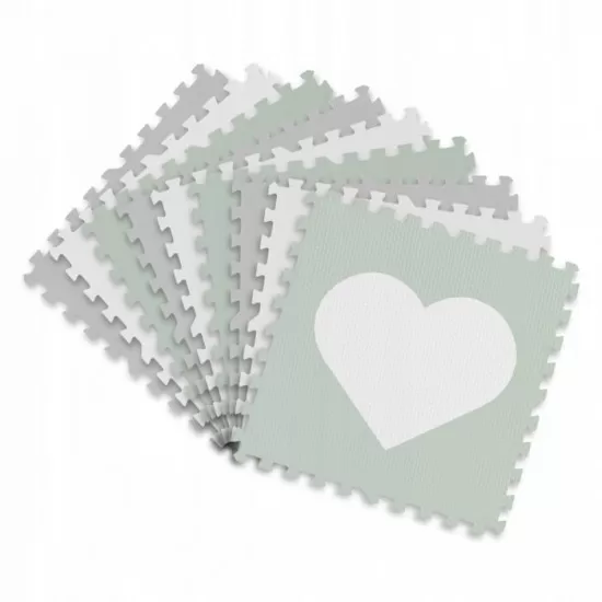 Covoras de joaca 150 X 150 cm Ricokids 7505 - Gri - Mint Covoras de joaca 150 X 150 cm Ricokids 7505 - Gri - Mint