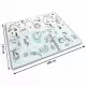 Salteluta de joaca 180 x 150 x 1.5 cm Nukido NK-342 - Albastru deschis