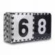 Covoras de joaca 180 x 180 cm cu litere si cifre Ricokids 7493 - Alb - Negru Covoras de joaca 180 x 180 cm cu litere si cifre Ricokids 7493 - Alb - Negru