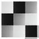 Covoras de joaca 180 x 180 cm Ricokids 7494 - Gri - Negru - Alb 