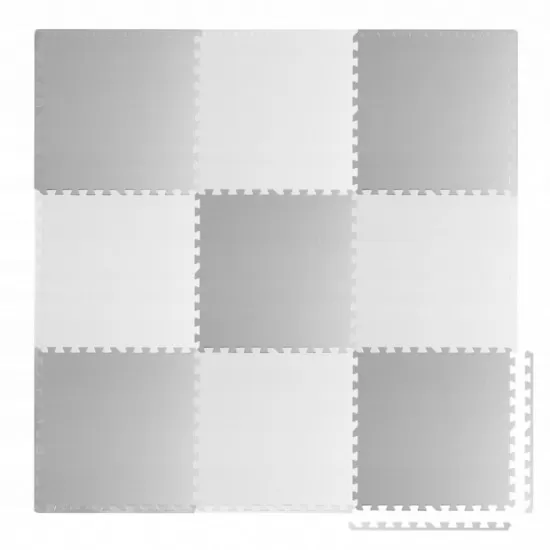 Covoras de joaca 180 x 180 cm Ricokids 7495 - Gri - Alb Covoras de joaca 180 x 180 cm Ricokids 7495 - Gri - Alb