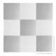 Covoras de joaca 180 x 180 cm Ricokids 7495 - Gri - Alb Covoras de joaca 180 x 180 cm Ricokids 7495 - Gri - Alb