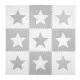 Covoras de joaca 180 X 180 cm Ricokids 7502 - Gri cu stele Covoras de joaca 180 X 180 cm Ricokids 7502 - Gri cu stele