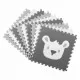 Covoras de joaca 180 X 180 cm Ricokids 7503 - Gri cu animalute Covoras de joaca 180 X 180 cm Ricokids 7503 - Gri cu animalute