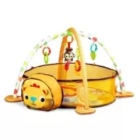 Salteluta de joaca cu bile Ecotoys Leu