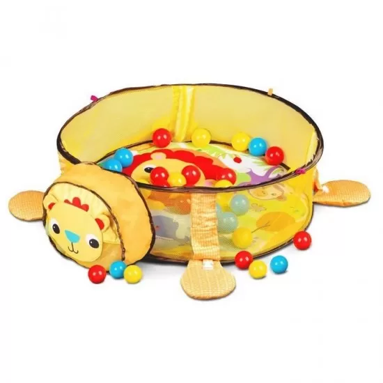 Salteluta de joaca cu bile Ecotoys Leu Salteluta de joaca cu bile Ecotoys Leu