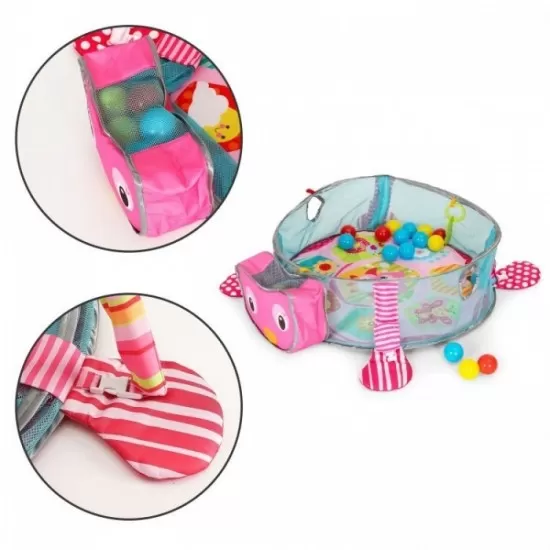 Salteluta de joaca cu bile si jucarii Ecotoys 88970 Salteluta de joaca cu bile si jucarii Ecotoys 88970