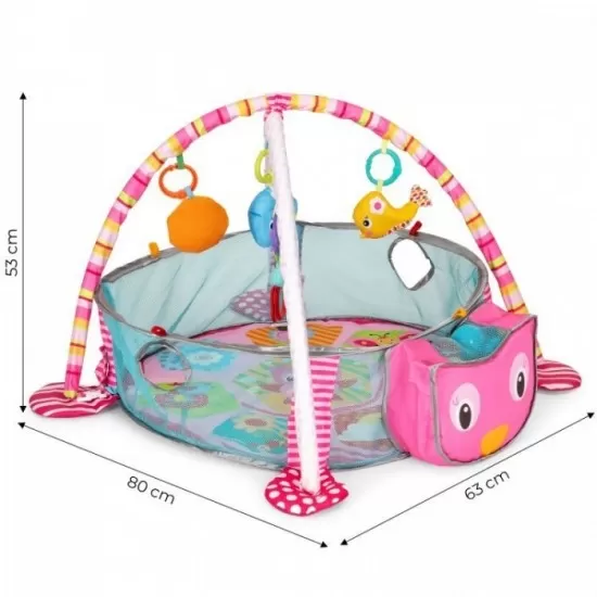 Salteluta de joaca cu bile si jucarii Ecotoys 88970 Salteluta de joaca cu bile si jucarii Ecotoys 88970