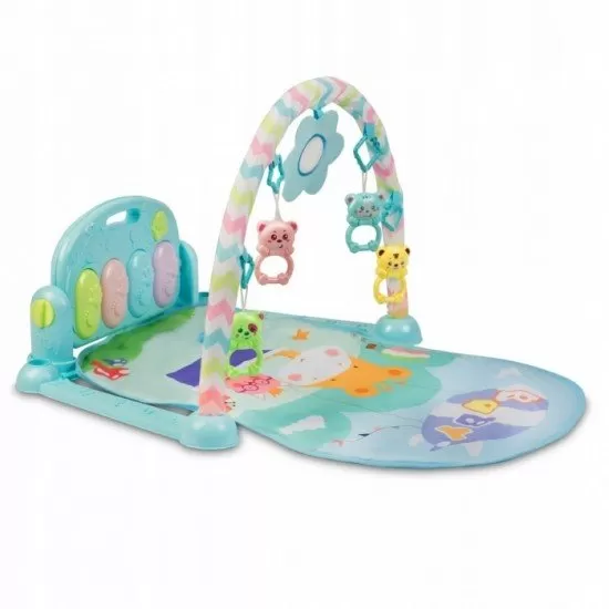 Salteluta de joaca cu pian Ricokids 7314 - Albastru Salteluta de joaca cu pian Ricokids 7314 - Albastru