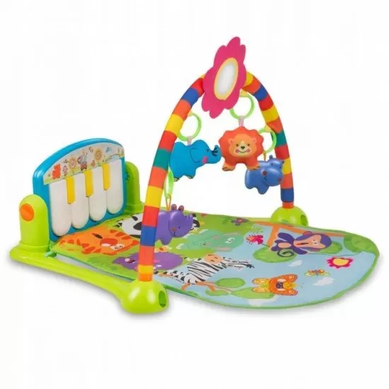 Salteluta de joaca cu pian Ricokids 7316 - Multicolora Salteluta de joaca cu pian Ricokids 7316 - Multicolora