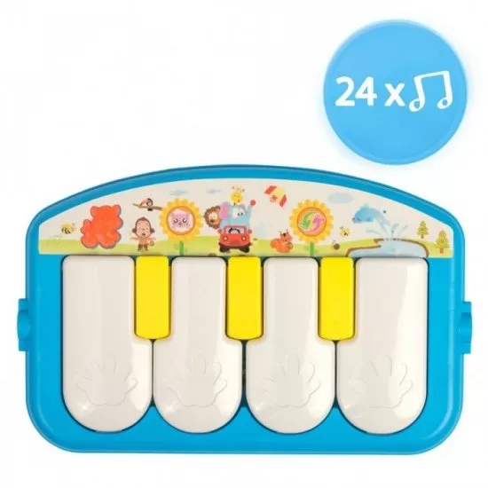 Salteluta de joaca cu pian Ricokids 7316 - Multicolora Salteluta de joaca cu pian Ricokids 7316 - Multicolora
