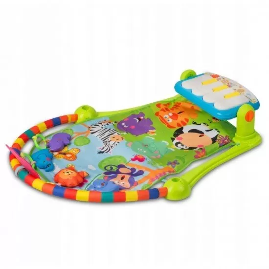 Salteluta de joaca cu pian Ricokids 7316 - Multicolora Salteluta de joaca cu pian Ricokids 7316 - Multicolora