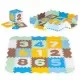 Salteluta de joaca din spuma EVA cu 25 de piese Ecotoys 32511 - Multicolor