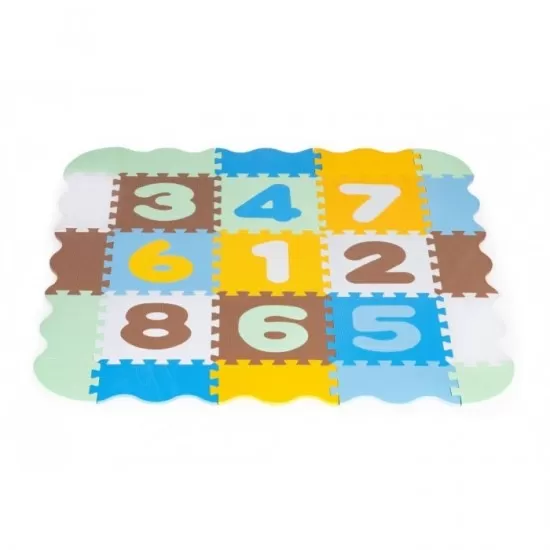 Salteluta de joaca din spuma EVA cu 25 de piese Ecotoys 32511 - Multicolor
