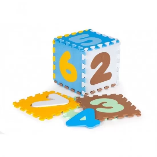 Salteluta de joaca din spuma EVA cu 25 de piese Ecotoys 32511 - Multicolor