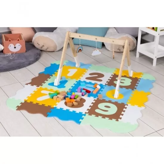 Salteluta de joaca din spuma EVA cu 25 de piese Ecotoys 32511 - Multicolor
