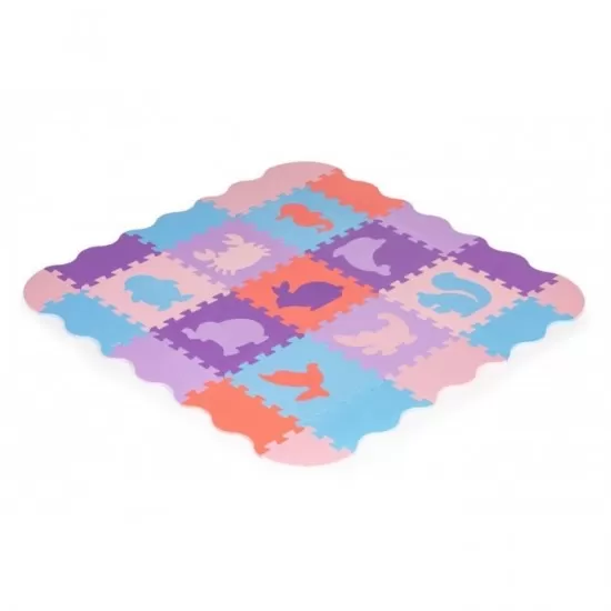 Salteluta de joaca din spuma EVA cu 25 de piese Ecotoys 32522 - Multicolor Salteluta de joaca din spuma EVA cu 25 de piese Ecotoys 32522 - Multicolor