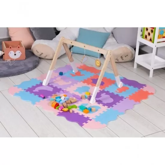 Salteluta de joaca din spuma EVA cu 25 de piese Ecotoys 32522 - Multicolor Salteluta de joaca din spuma EVA cu 25 de piese Ecotoys 32522 - Multicolor