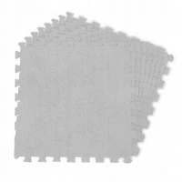 Salteluta de joaca multifunctionala tip puzzle, 6 piese, 180 x 120 cm, Massido 650100 - Gri