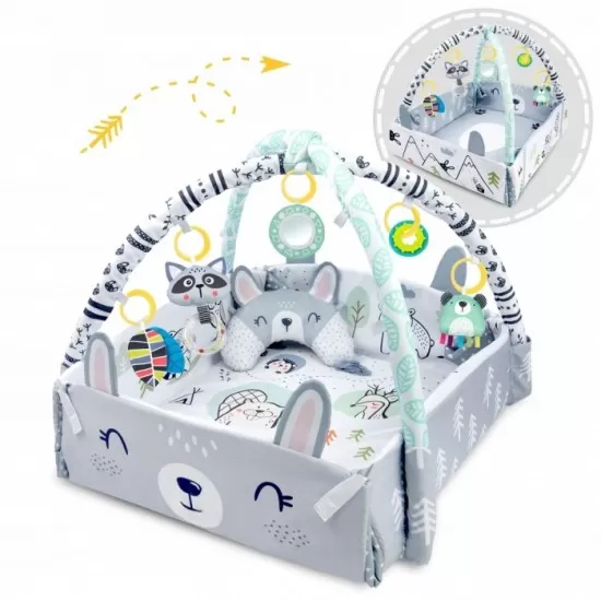 Salteluta de joaca pentru copii 110 x 100 cm Ricokids Krolik 7350 Salteluta de joaca pentru copii 110 x 100 cm Ricokids Krolik 7350