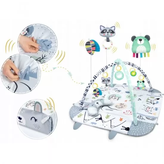 Salteluta de joaca pentru copii 110 x 100 cm Ricokids Krolik 7350 Salteluta de joaca pentru copii 110 x 100 cm Ricokids Krolik 7350
