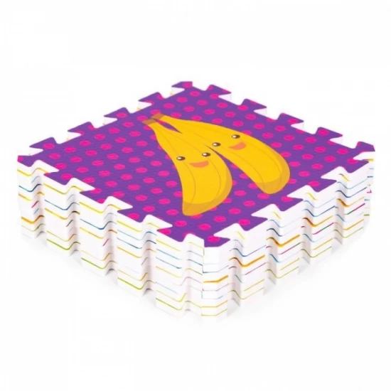 Salteluta de joaca pentru copii 86 x 86 x 1 cm IPlay 0393 - Fructe si legume Salteluta de joaca pentru copii 86 x 86 x 1 cm IPlay 0393 - Fructe si legume