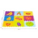 Salteluta de joaca pentru copii 86 x 86 x 1 cm IPlay 0393 - Fructe si legume Salteluta de joaca pentru copii 86 x 86 x 1 cm IPlay 0393 - Fructe si legume