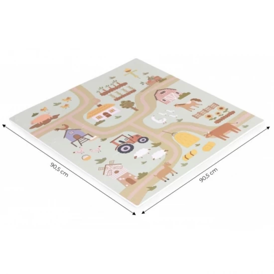 Salteluta de joaca pentru copii 90.5 x 90.5 x 1 cm ECOEVA019 - Ferma