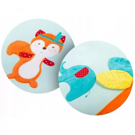 Salteluta de joaca pentru copii 90 x 45 cm Ricokids - Multicolora Salteluta de joaca pentru copii 90 x 45 cm Ricokids - Multicolora