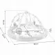 Salteluta de joaca pentru copii Nukido Dino 730200 - Gri Salteluta de joaca pentru copii Nukido Dino 730200 - Gri
