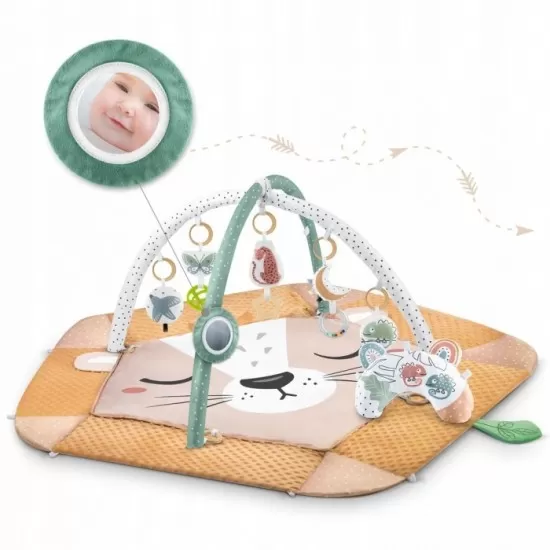 Salteluta de joaca pentru copii Nukido Lew 730101 - Crem Salteluta de joaca pentru copii Nukido Lew 730101 - Crem