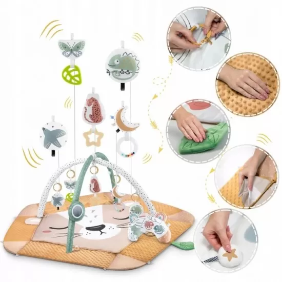 Salteluta de joaca pentru copii Nukido Lew 730101 - Crem Salteluta de joaca pentru copii Nukido Lew 730101 - Crem