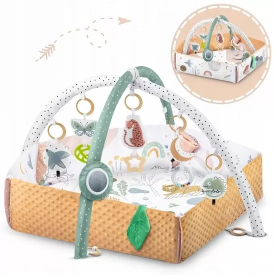 Salteluta de joaca pentru copii Nukido Lew 730101 - Crem Salteluta de joaca pentru copii Nukido Lew 730101 - Crem