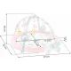 Salteluta de joaca pentru copii Nukido Ocean 730202 - Roz Salteluta de joaca pentru copii Nukido Ocean 730202 - Roz