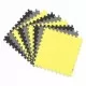 Salteluta de joaca tip puzzle 180 X 180 cm Ricokids 7497 - Galben - Gri - Negru