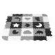 Salteluta de joaca tip puzzle cu pereti, 25 elemente, Ecotoys ECOEVA015