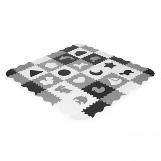 Salteluta de joaca tip puzzle cu pereti, 36 elemente, Ecotoys ECOEVA012