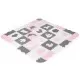 Salteluta de joaca tip puzzle cu pereti, 36 elemente, Ecotoys ECOEVA013